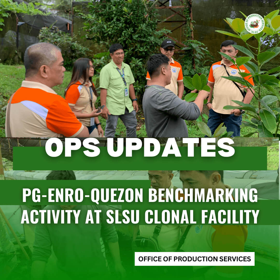 PG-ENRO-Quezon Benchmarking Activity at SLSU Clonal Facility
